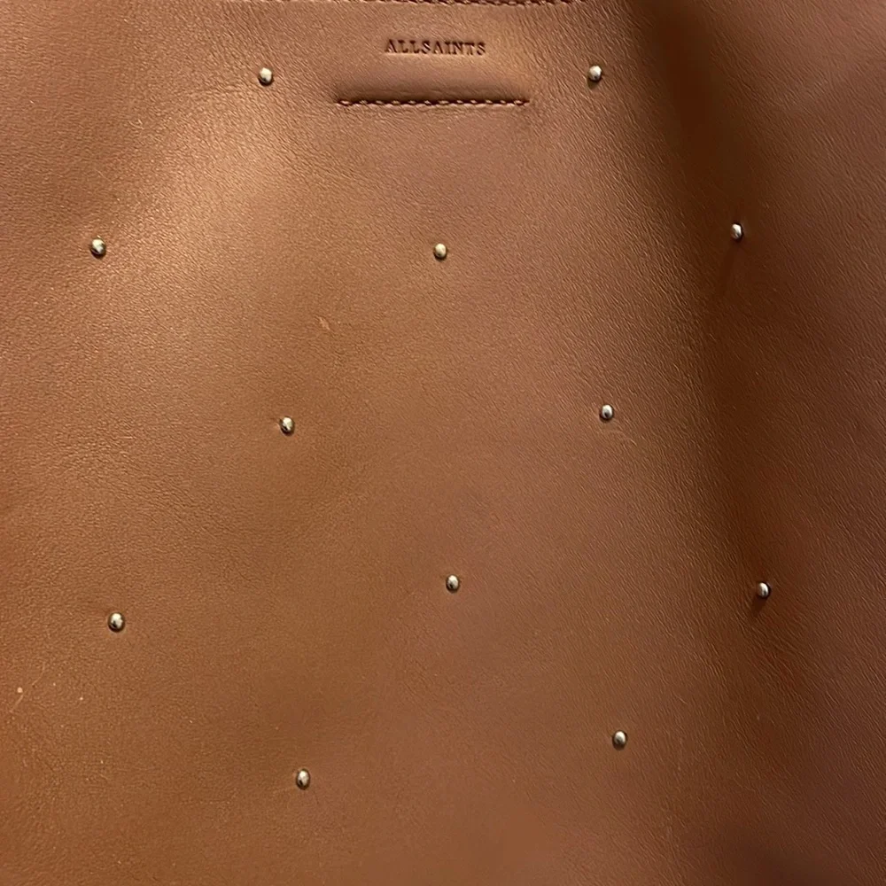 All Saints Leather light brown bag - Picture 3 of 7